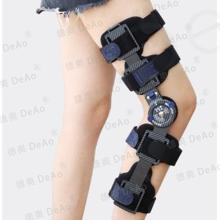 DA334-8  護(hù)膝(帶鎖定，碳纖，支條可調(diào)節(jié))